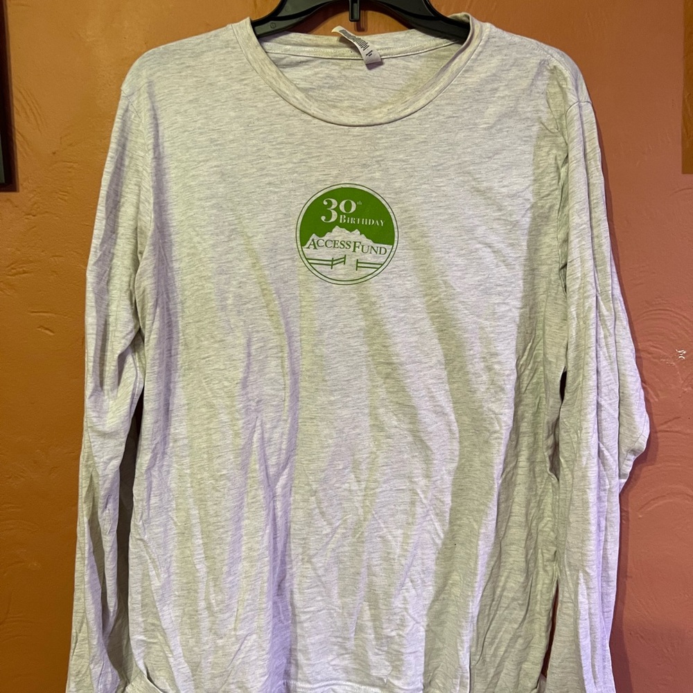 Access Fund long sleeve T
